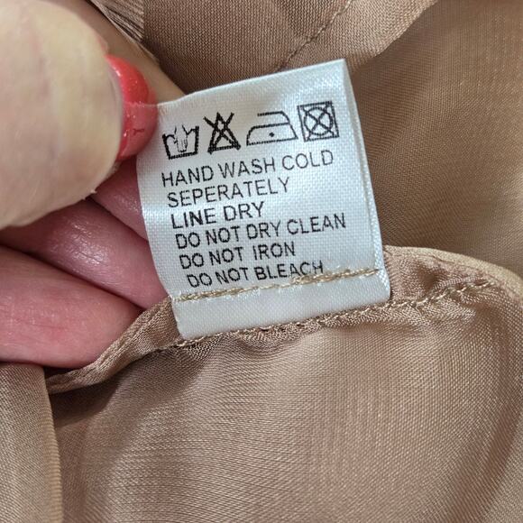 Fashion Nova Sweet Temptations Sheer Ruffle Balloon sleeve 90s Top Medium Rose - Picture 15 of 17